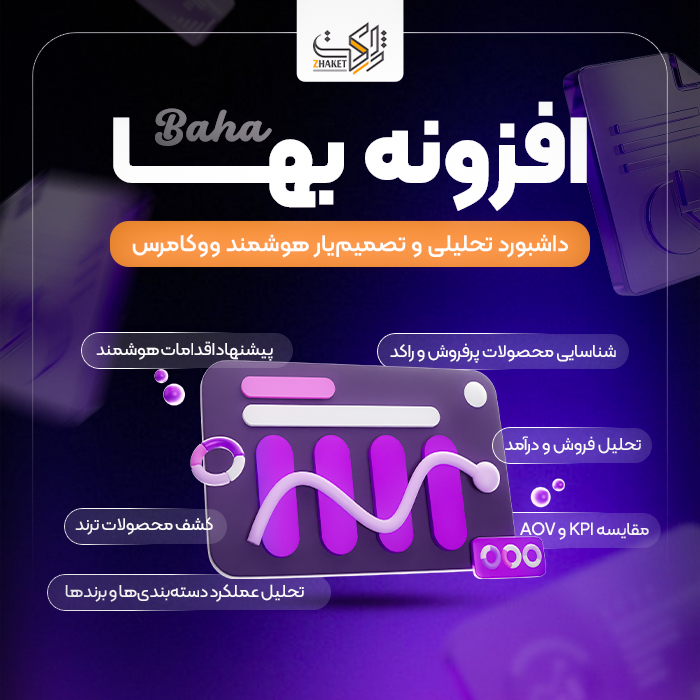 افزونه داشبورد تحلیل سفارشات بها | پلاگین Baha