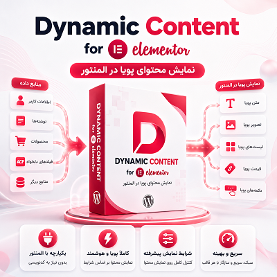 افزونه محتوای داینامیک برای المنتور | پلاگین Dynamic Content For Elementor