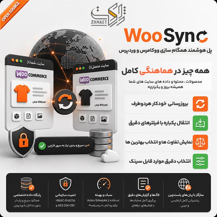 افزونه سینک محصولات و محتوای چند سایت | پلاگین WOO SYNC
