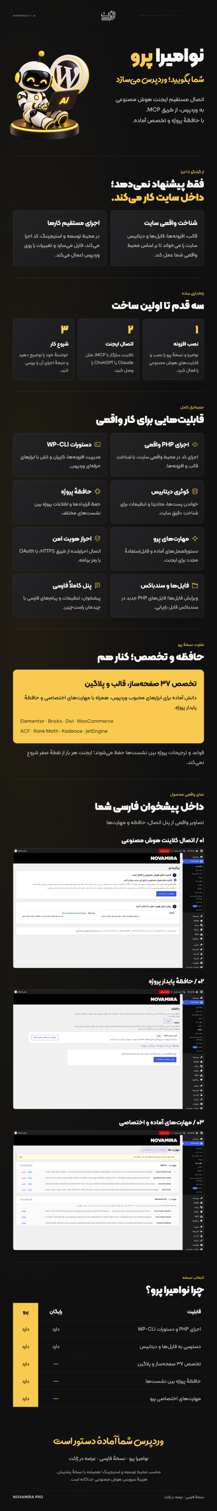 خرید پلاگین نوامیرا اتصال وردپرس به هوش مصنوعی