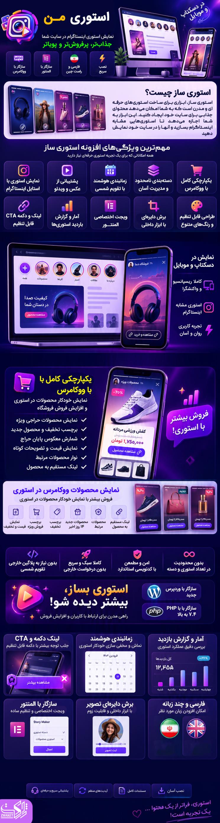 آشنایی کامل با پلاگین استوری من