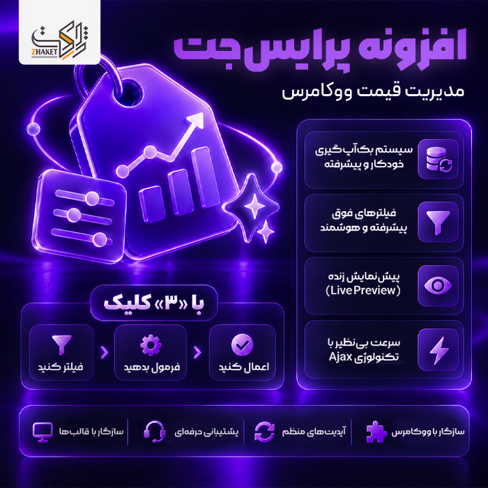 افزونه تغییر قیمت گروهی پرایس جت | پلاگین PriceJet