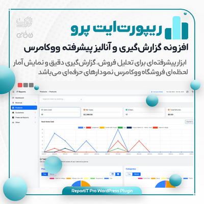 افزونه گزارش‌گیری پیشرفته ووکامرس | ReportiT Pro