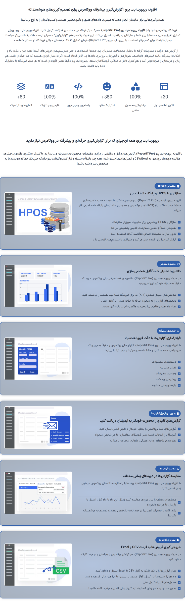 خرید افزونه ریپورتایت پرو