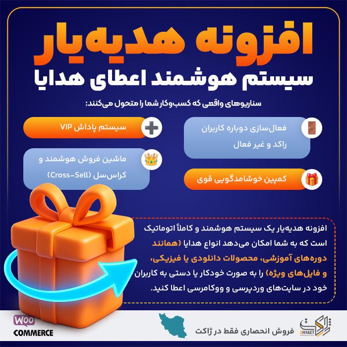 افزونه هدیه یار | پلاگین Auto Gift Pro