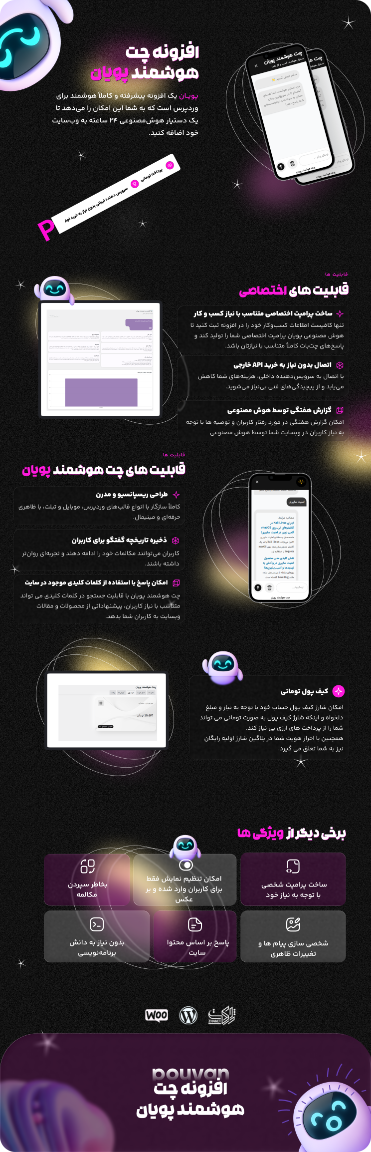 خرید افزونه چت هوشمند پویان