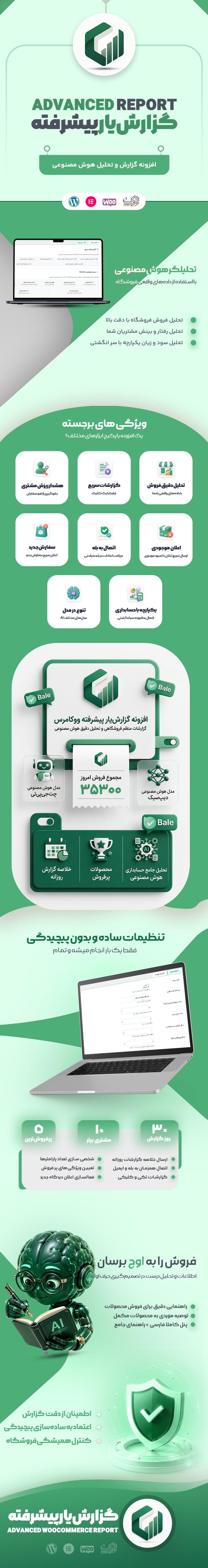 خرید افزونه گزارش یار پیشرفته