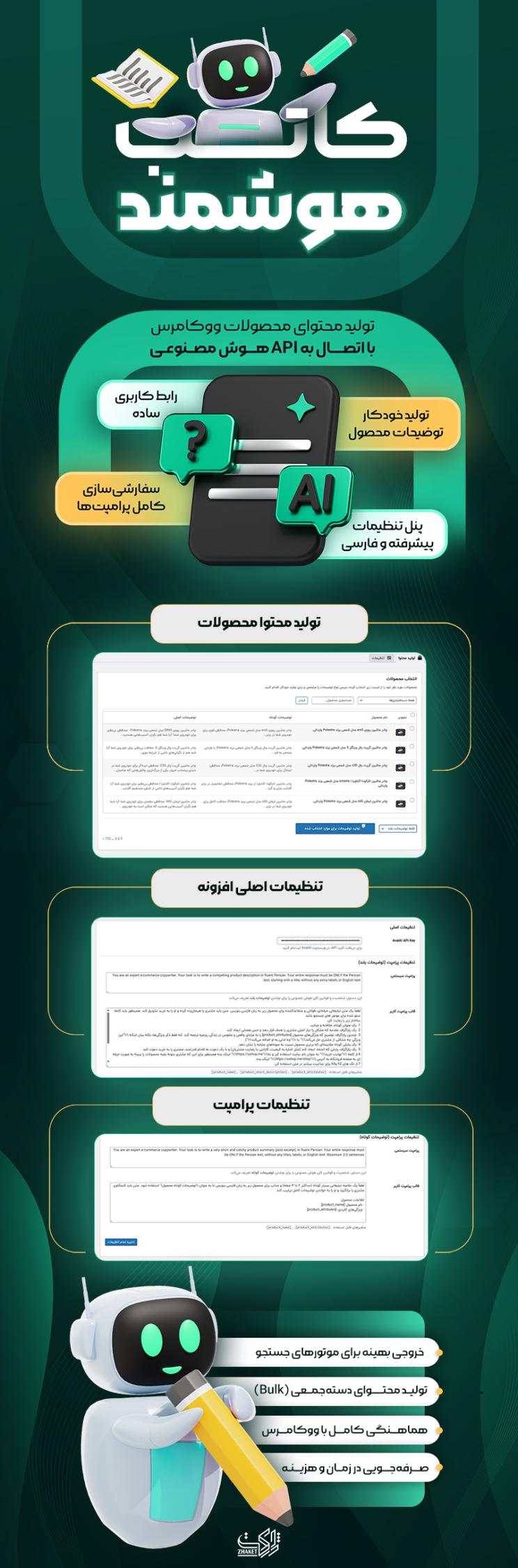 خرید افزونه تولید خودکار توضیحات محصول کاتب