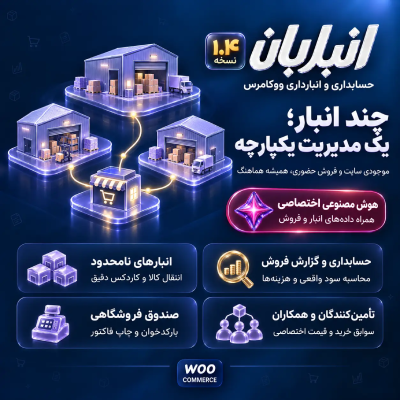 افزونه انباربان | سیستم جامع انبارداری چندگانه anbarban