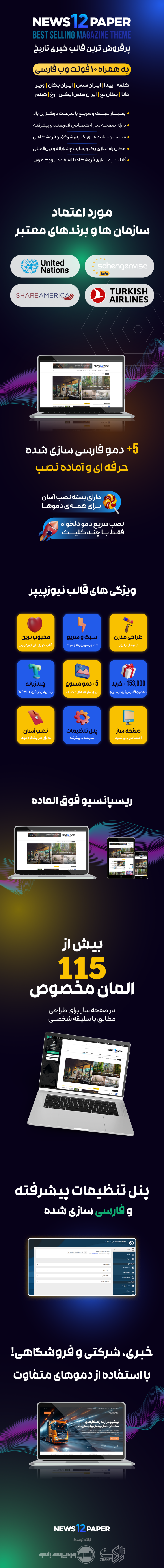 خرید قالب خبری نیوزپیپر (Newspaper)