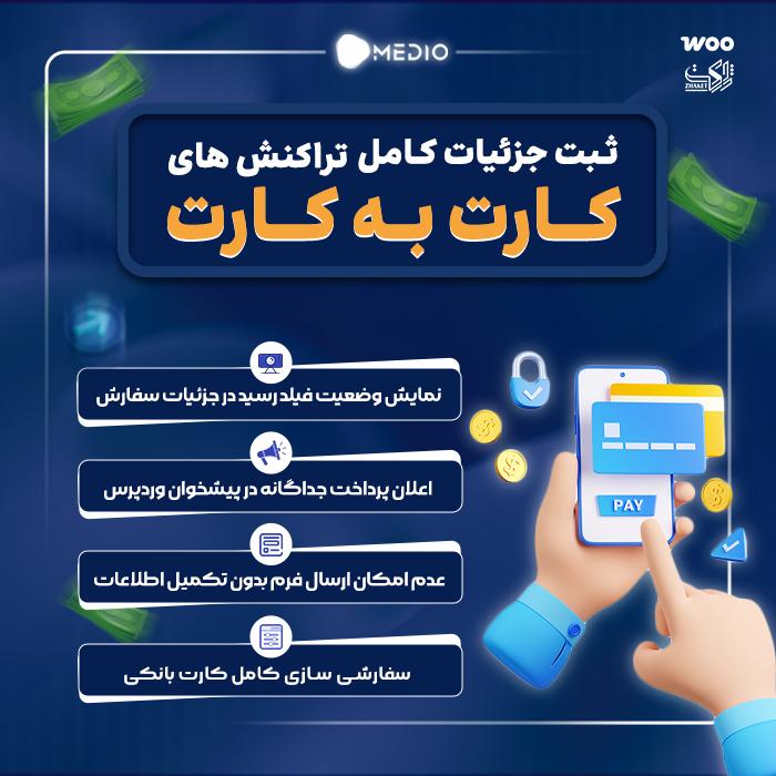 افزونه کارت به کارت مدیو | پلاگین Medio Card To Card