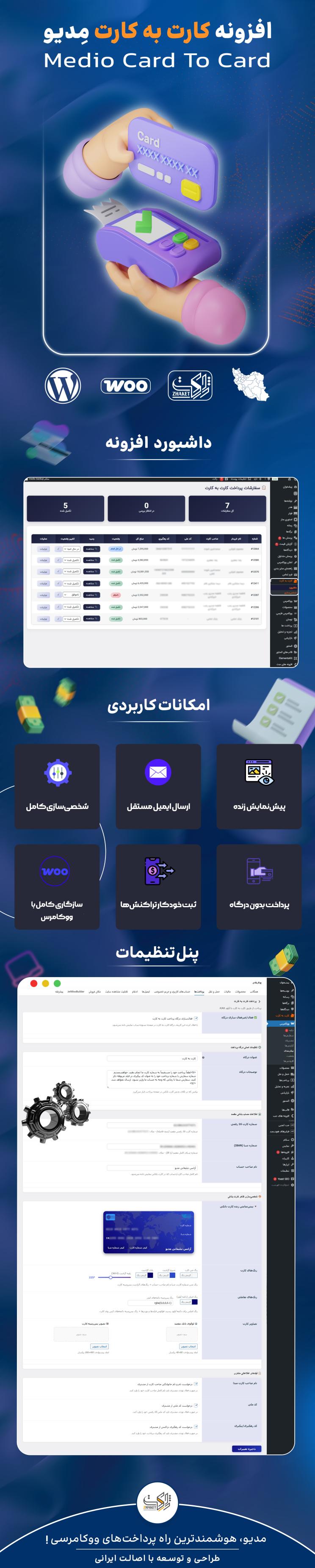 خرید افزونه کارت به کارت مدیو