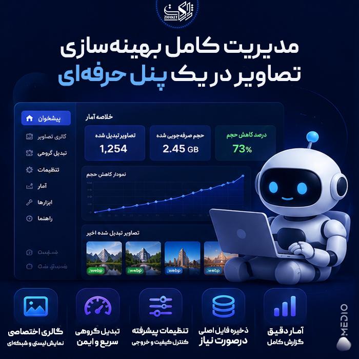 افزونه بهینهساز تصاویر پیکسلیو | Pixelio WebP Optimizer