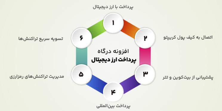 ویژگی های افزونه ها پرداخت ارز دیجیتال