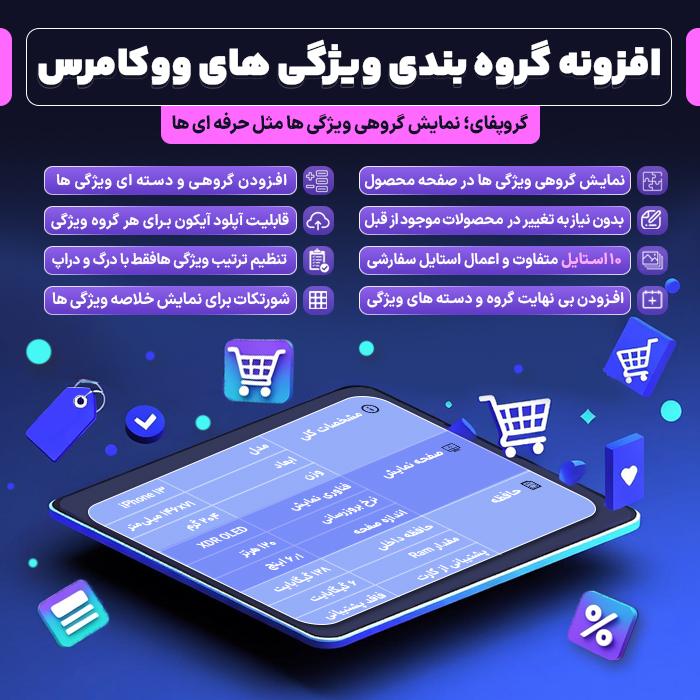 افزونه گروه بندی ویژگی های گروپفای | پلاگین Groupfy
